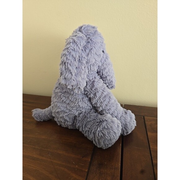 Jellycat London Fuddlewuddle Blue Gray Elephant 8” Plush Stuffed Animal Lovey - Picture 4 of 5